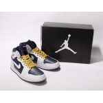 Wholesale Cheap Air Jordan I New Shoes Dark blue/White