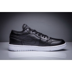 Wholesale Cheap Mens Jordan 1 Low Shoes Black/White