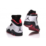 Wholesale Cheap Air Jordan 10 Chicago 45 PE Shoes Double Nickel White/black-red