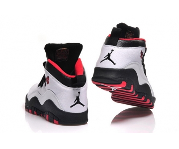 Wholesale Cheap Air Jordan 10 Chicago 45 PE Shoes Double Nickel White/black-red