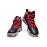 Wholesale Cheap Air Jordan 10 Retro Shoes Black/red-gray