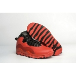 Wholesale Cheap Air Jordan 10 Retro Shoes Fusion Red/Black