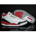 Wholesale Cheap Air Jordan 3 2013 release Shoes White/Red/Black