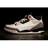 Wholesale Cheap Air Jordan 3 (III) INFRARED 23 Shoes white/black-red-gray