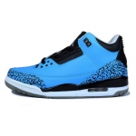 Wholesale Cheap Air Jordan 3 (III) Powder Blue Release Shoes blue/black/white