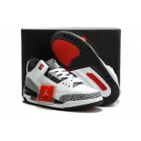 Wholesale Cheap Air Jordan 3 Infrared 23 Shoes White/Black-Cement Grey-Infrared 23