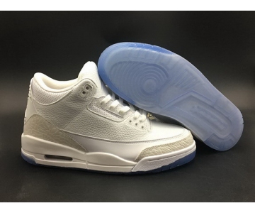 Wholesale Cheap Air Jordan 3 Retro Pure White White/Grey