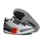 Wholesale Cheap Air Jordan 3 Retro Shoes wolf grey/black