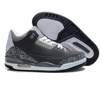 Wholesale Cheap Air Jordan III Shoes WOLF GREY/white