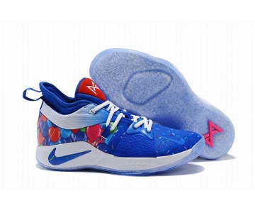 Wholesale Cheap Nike PG 2 Fluorescence Blue