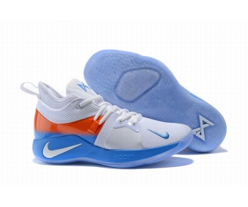 Wholesale Cheap Nike PG 2 White Orange