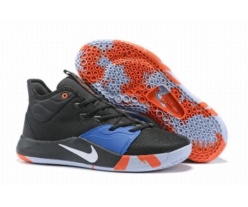 Wholesale Cheap Nike PG 3 Drak Blue Red