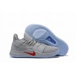 Wholesale Cheap Nike PG 3 Gray Red-logo