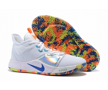 Wholesale Cheap Nike PG 3 White Colorful