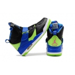 Wholesale Cheap Air Jordan 4.5 Retro Womens Girls Shoes black/blue-green