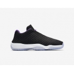 Wholesale Cheap Air Jordan Future Low Gs joker Black/purple-white