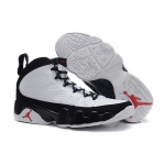 Wholesale Cheap Womens Air Jordan 9 Retro Shoes White/black-red