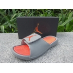 Wholesale Cheap Women's Jordan Hydro 6 sandals Shoes Grey/orange