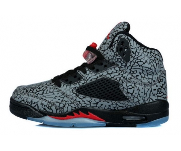 Wholesale Cheap Womens Air Jordan 3LAB5 Fire Red Shoes black/gray-red