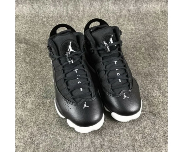 Wholesale Cheap Womens Air Jordan 6 Rings Shoes Black/white