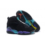 Wholesale Cheap Womens Air Jordan 8 Aqua Black/Blue-Red