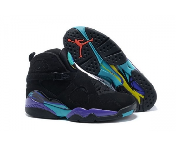 Wholesale Cheap Womens Air Jordan 8 Aqua Black/Blue-Red