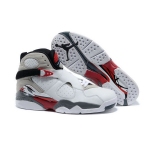 Wholesale Cheap Womens Air Jordan 8 Countdown Pack White/Gray-Red-Black