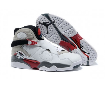 Wholesale Cheap Womens Air Jordan 8 Countdown Pack White/Gray-Red-Black