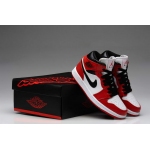 Wholesale Cheap Air Jordan 1 For Women Shoes White/Black/Red