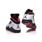 Wholesale Cheap Womens Air Jordan 10 Shoes White/Black-Red