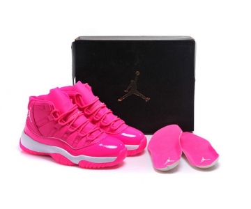 Wholesale Cheap Air Jordan 11 GS Shoes Pink/white