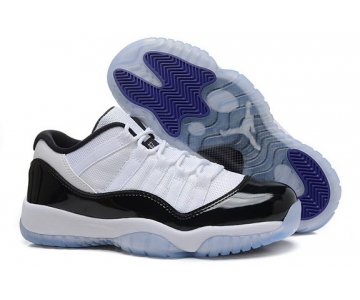 Wholesale Cheap Air Jordan 11 Low Womens Shoes White/black