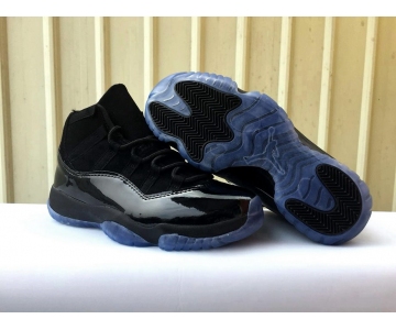 Wholesale Cheap Womens Air Jordan 11 Black Gamma Night Black/Gamma Blue