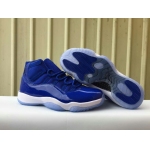 Wholesale Cheap Womens Air Jordan 11 True Blue Blue/White