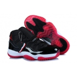 Wholesale Cheap Womens Air Jordan 11 (XI) Retro Shoes black/red-white