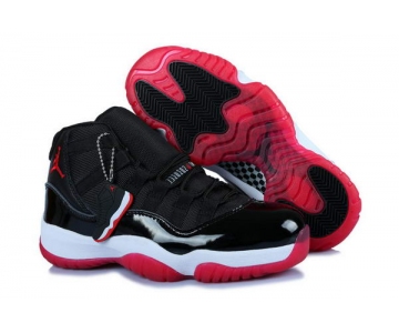 Wholesale Cheap Womens Air Jordan 11 (XI) Retro Shoes black/red-white