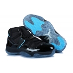 Wholesale Cheap Womens Air Jordan 11 (XI) Retro Shoes gamma blue/black