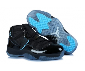 Wholesale Cheap Womens Air Jordan 11 (XI) Retro Shoes gamma blue/black