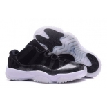 Wholesale Cheap Womens Jordan 11 72 10 Black White