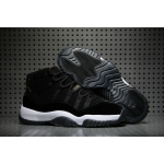 Wholesale Cheap Women's Jordan 11 Retro Shoes Black White