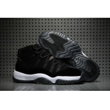 Wholesale Cheap Women's Jordan 11 Retro Shoes Black White