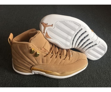 Wholesale Cheap Womens Air Jordan 12 Wheat Wheat/White