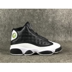 Wholesale Cheap Womens Air Jordan 13 GS Love Respect Black/White