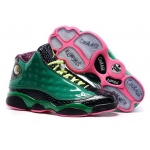Wholesale Cheap Womens Air Jordan 13 doernbecher Green/black-pink