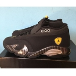 Wholesale Cheap Air Jordan 14 Retro GS Shoes Black/Yellow