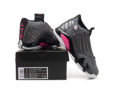 Wholesale Cheap WMNS Air Jordan 14 Shoes Gray/pink