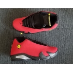 Wholesale Cheap Womens Air Jordan 14 Ferrari Red/Black-Silver