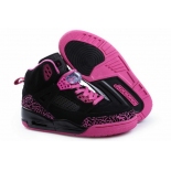 Wholesale Cheap Womens Jordan 3.5 Spizike Shoes Black/Purple