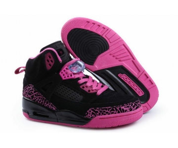 Wholesale Cheap Womens Jordan 3.5 Spizike Shoes Black/Purple