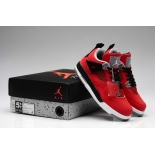Wholesale Cheap WMS Jordan 4 Red Bull Shoes Red